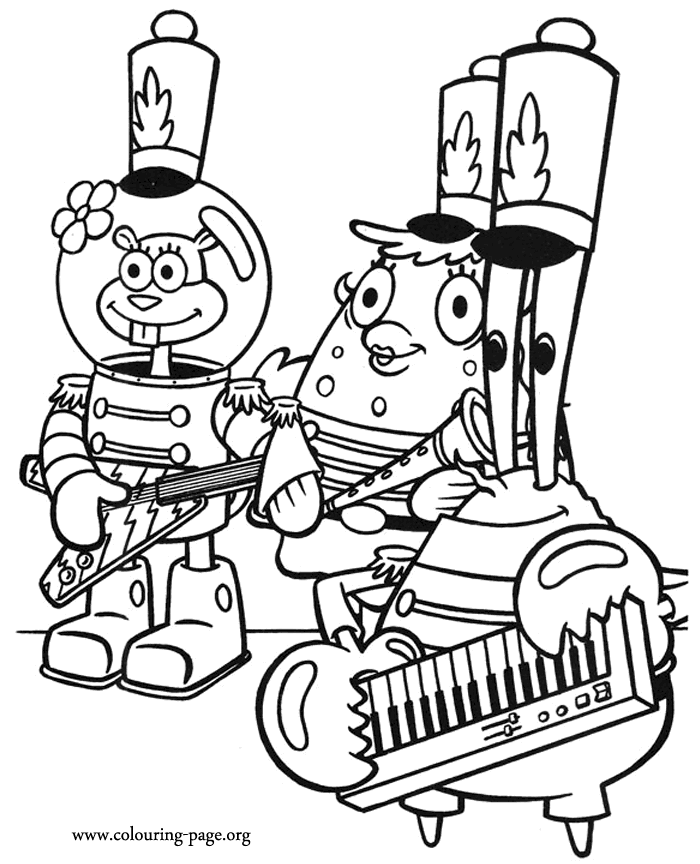 Plansa de colorat cu Spongebob 29 41